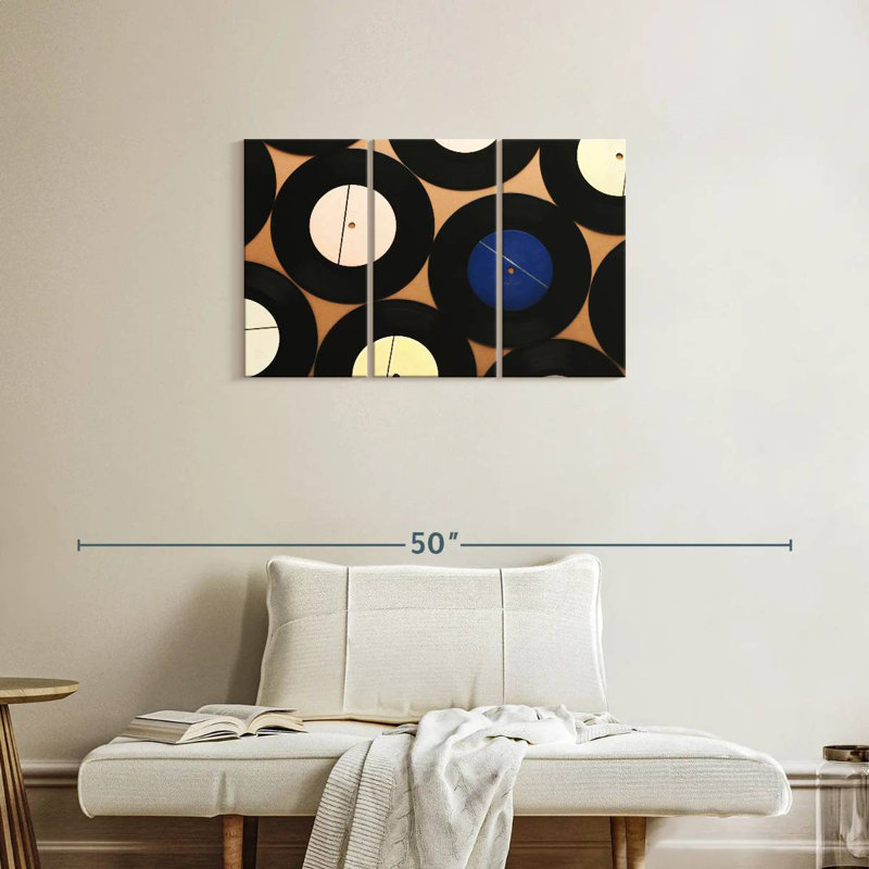 Abarca Vinyl Record Collection, 20" H x 33" W