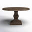 Colbourne 48" Round Dining Table In Weathered Mango