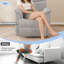 Fauteuil inclinable et oscillant pivotant à 360 °, fauteuil rembourré en chenille avec accoudoirs rembourrés et siège profond, canapé inclinable manuel pour le salon, la chambre à coucher et la chambre de bébé (gris clair)-130529510