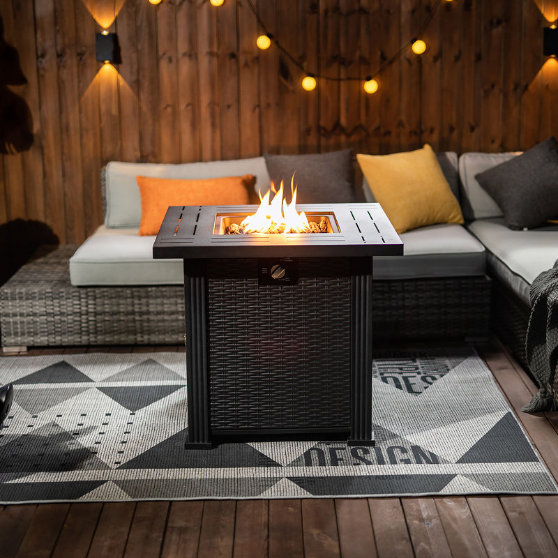 Square Fire Pit Table
