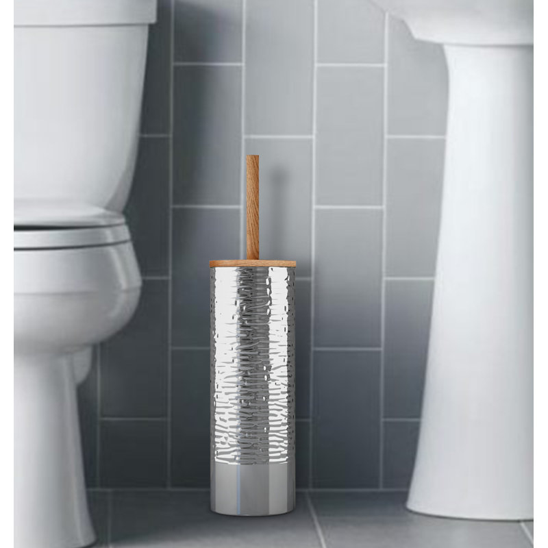 Porte-brosse autoportant compact 15,5 po H