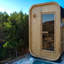 Sauna extérieur Duo - 2 personnes avec radiateur 8kw Harvia Kip