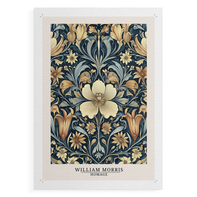 WM MORRIS Series DCCCLIII -Canvas Print Only - NOT FRAMED