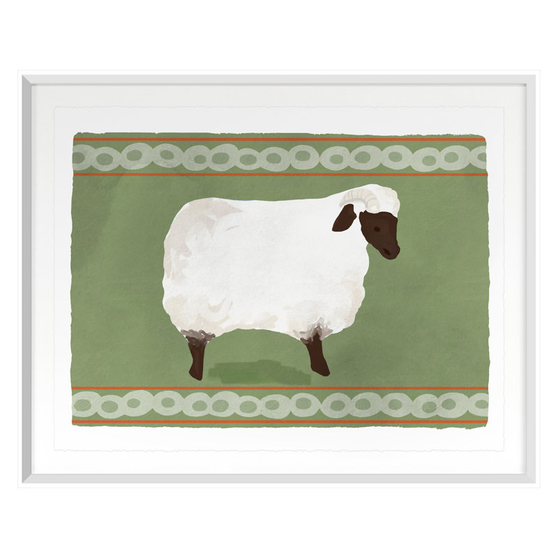 Sheep Print by Gibson, Dana, 16" H x 20" W