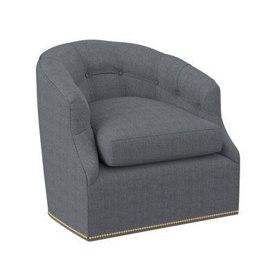 Calvert Swivel Barrel Chair
