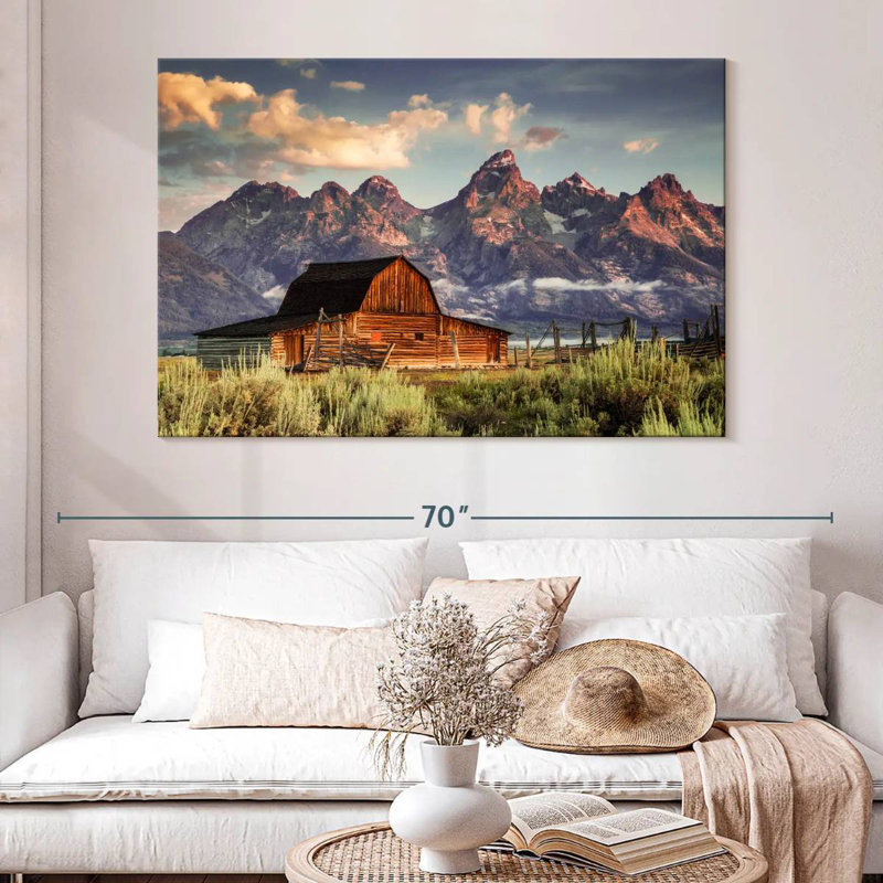 Lilie Barn At Teton, H 34 po x l 51 po