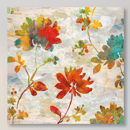 « jardin view ii », impression sur toile, H 12 po x l 12 po x P 1,5 po, Pas de tapis, Toile tendue