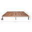 Chaise longue simple en teck avec coussins 78 po Doucet-1036250019-1036249176
