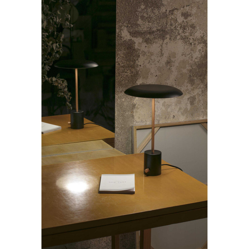 Hamilton Metal USB Table Lamp, Black