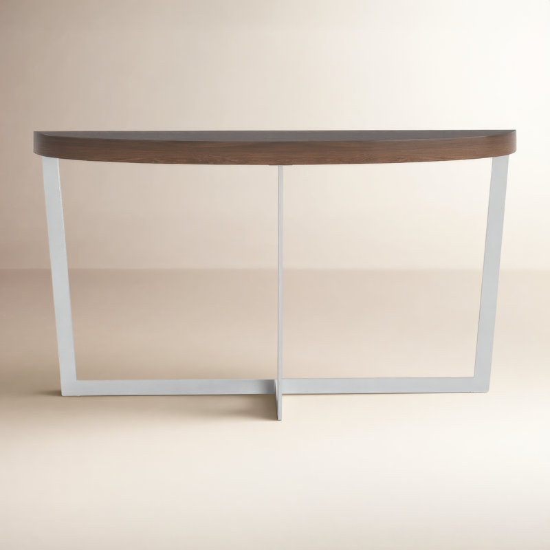 Jackson 55" Oyster Wood Console Table – Modern Slim Console for Entryway, Hallway, or Living Room Display - Espresso Brown Console
