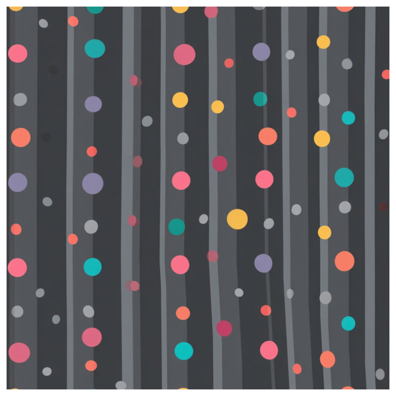 Tapisserie murale à pois - Décoration murale à motifs, 68in H x80in W with 4 Grommets