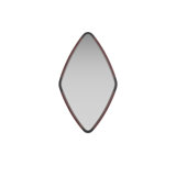 Brielle Diamond Brass Mirror