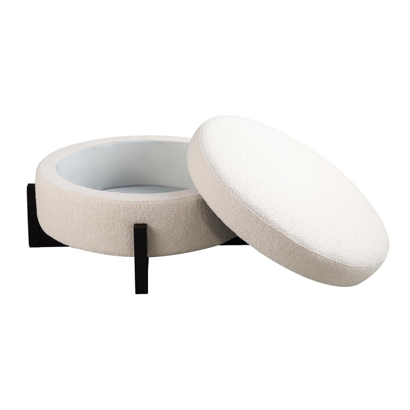 Repose-pieds beige