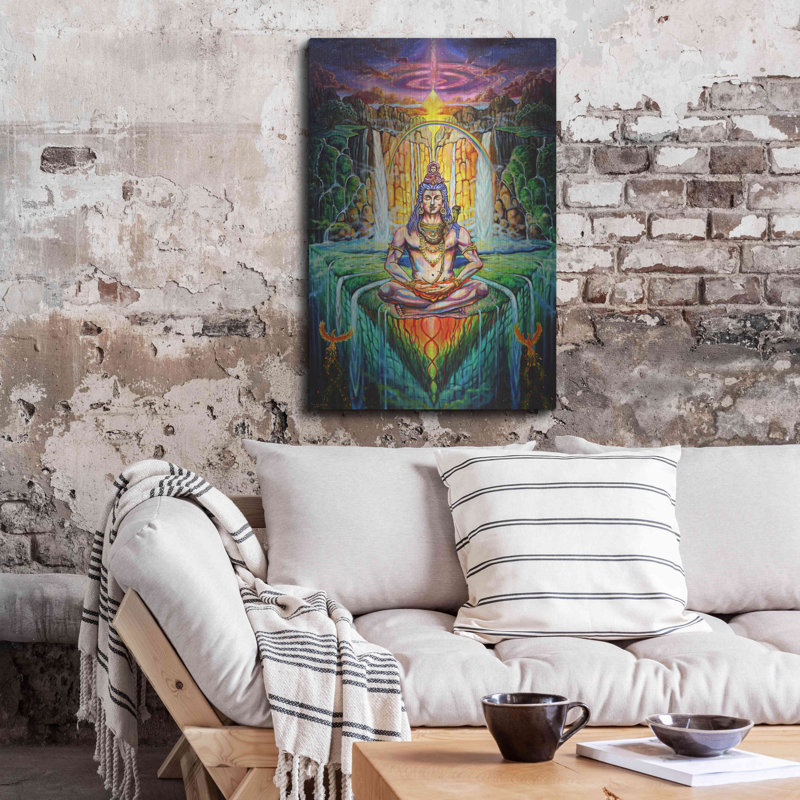 «Shiva Phoenix» par Jan Kasparec, art mural en métal, H 36 po x l 24 po