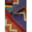 Tapis de couloir géométrique en laine à motif oriental kilim 5 x 14