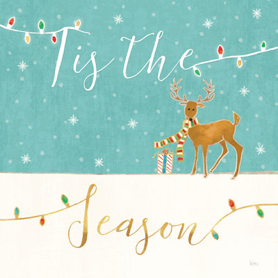 Underlined Christmas III - Wrapped Canvas Print