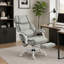 Tabouret de bureau ergonomique en forme de selle avec rotation à 360 degrés et roulettes à roulement fluide pour une assise confortable