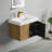 24" Single Vanity Set, Base, Resin Top-981815872
