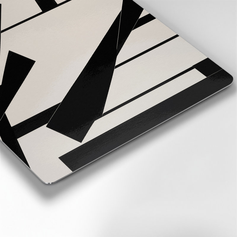 Minimalisme 71, art mural en métal beige, H 16 po x l 16 po