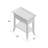 Clermont Traditional Solid Wood Tray Edge End Table-53643821