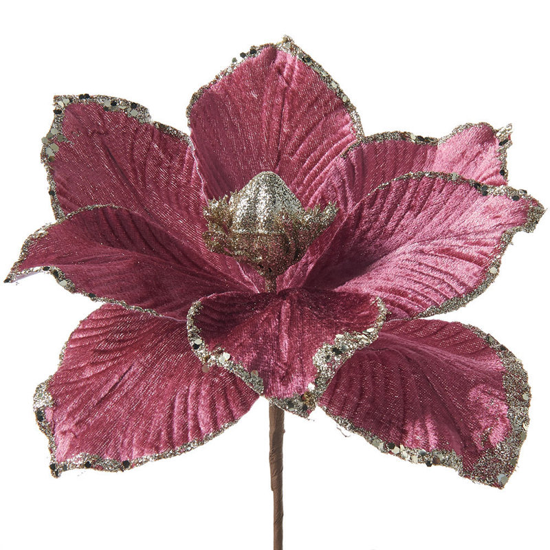 Fabric Poinsettia Arrangement