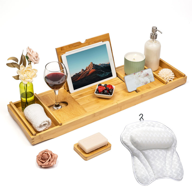 Erandy Bamboo Bath Caddy