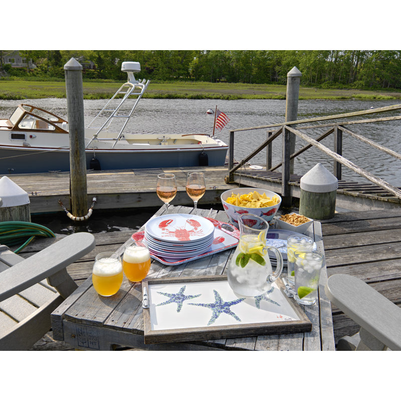 Handmade Starfish Art Food Serving Tray