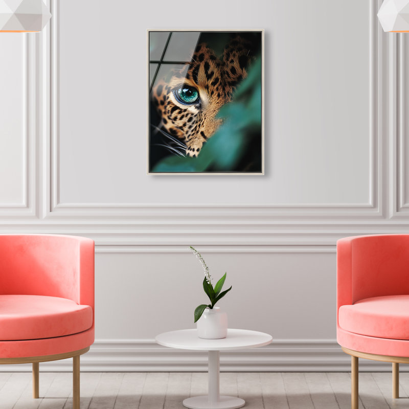 Jungle Watcher I Print by Oliver Gal, 17"H x 21"W, Silver Floater Frame