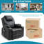 Fauteuil inclinable ergonomique 34 po en similicuir-1501847331