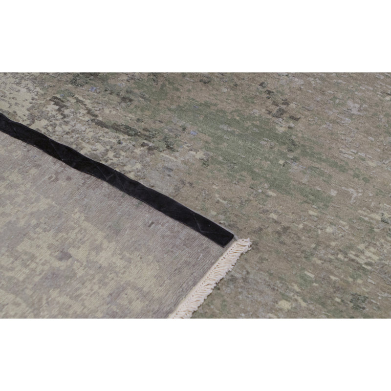 Silk Abstract Area Rug