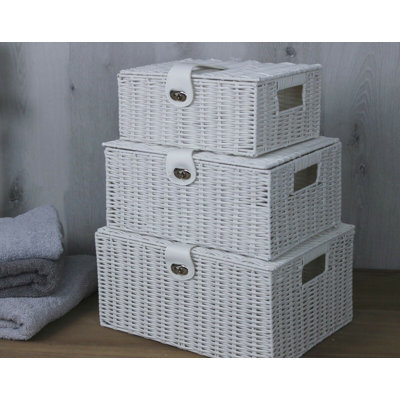 Wicker Laundry Set
