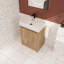 Meuble-lavabo simple avec plateau 23,94 po Yoichi