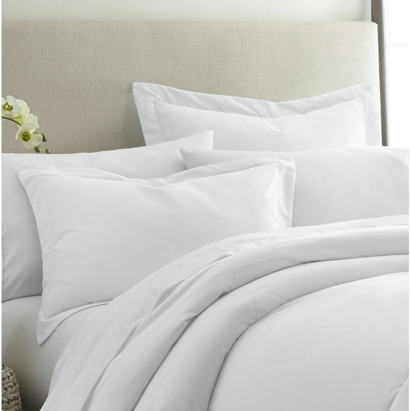 Ensemble de 2 taies d'oreiller en microfibre ultra douce, Très grand, Blanc