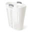 Panier à linge en plastique de 87 L Grace Living Easy Carry Flex, blanc