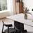 Black Solid Wood Dining Table-110581182