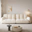 Causeuse-coussin modulaire en polyester beige-1115769327