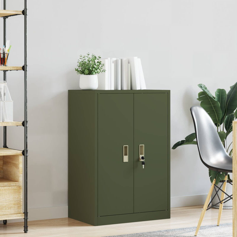 Storage Cabinet, Olive Green