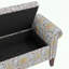 Repose-pieds avec rangement facile à assembler et tissu floral-1163574585