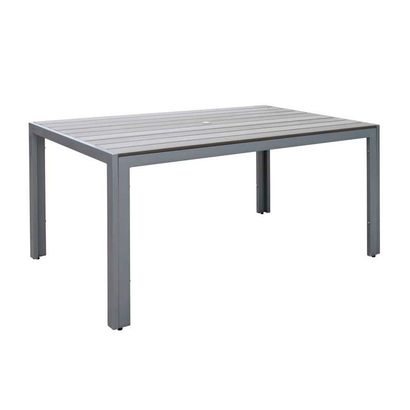 Table de salle à manger Adlan, Gris