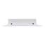Buildmart - Couvercle de ventilation AC moderne 26 x 8 - Diffuseur à fente linéaire standard - Grille de registre / Taille: H 2 po x l 8 po x L 26 po