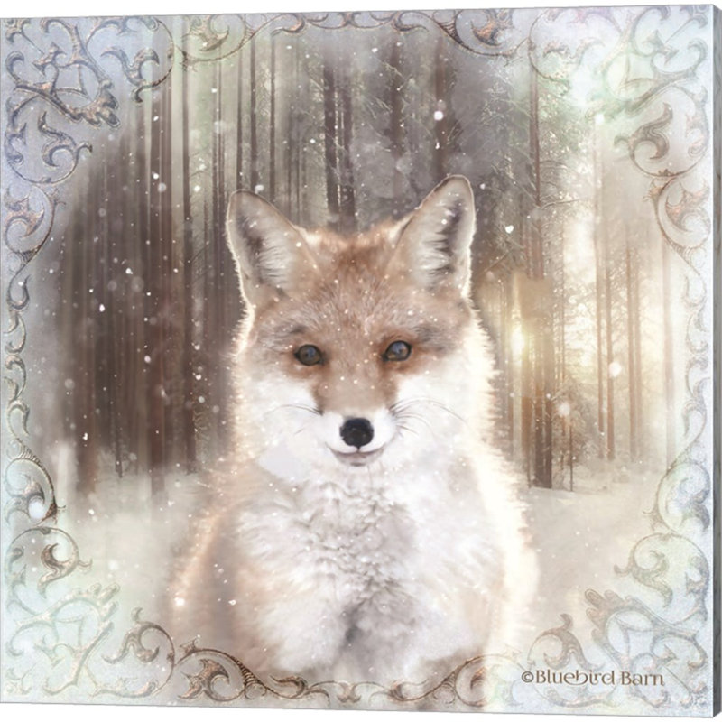«Enchanted Winter» par Bluebird Barn, art sur toile (ensemble de 4)