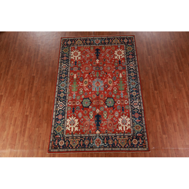 Tapis oriental floral à teinture végétale Ziegler