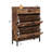 12 Pair Flip Down Shoe Storage