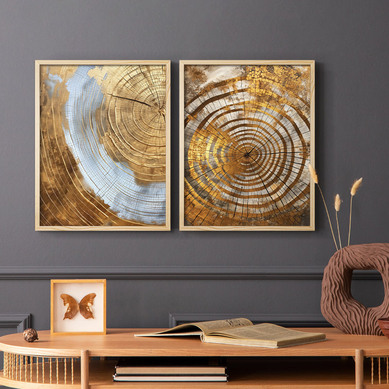 Série ABSTRACT Cxxxi - reproduction encadrée de qualité supérieure - prête à être accrochée - aucun clou requis - aucun clou requis
