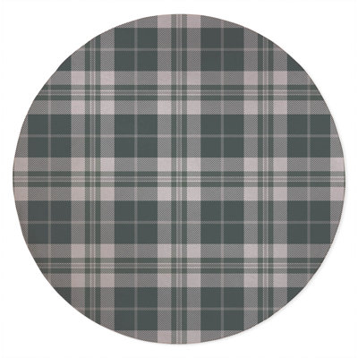 Tartan Block Non-Slip Outdoor Rug