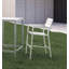  Tabouret de bar d'extérieur moderne gris clair et blanc-330707805
