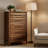 Fireside Lodge Heartland Walnut Five Drawer Chest - Value