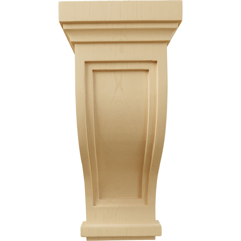 Corbeau traditionnel encastré Mission, H 17 po x l 7,5 po x P 8 po, Aulne