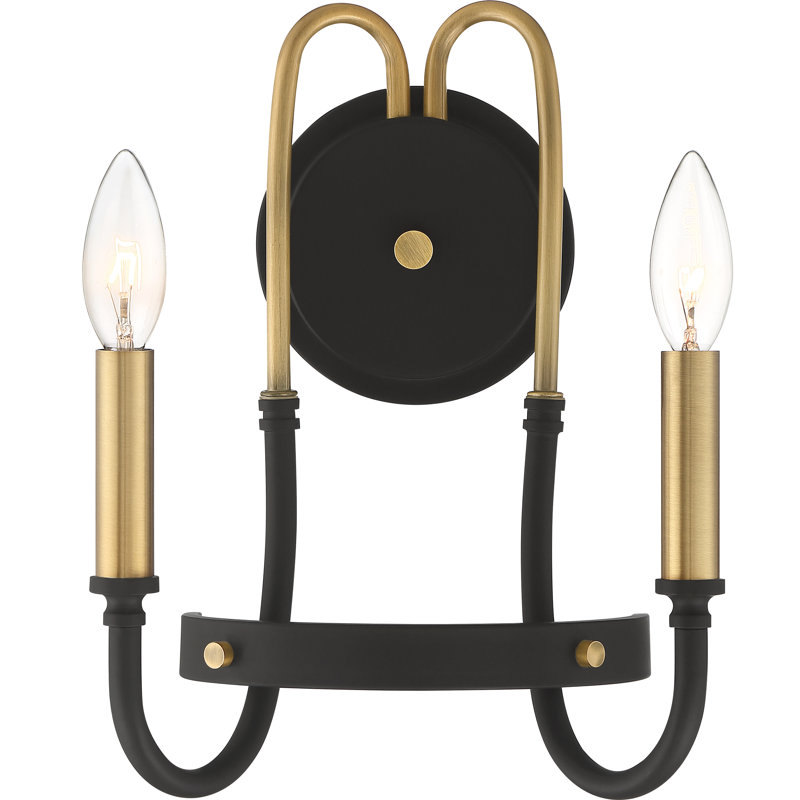 Lampe murale bougie 2 lumières Hoyos