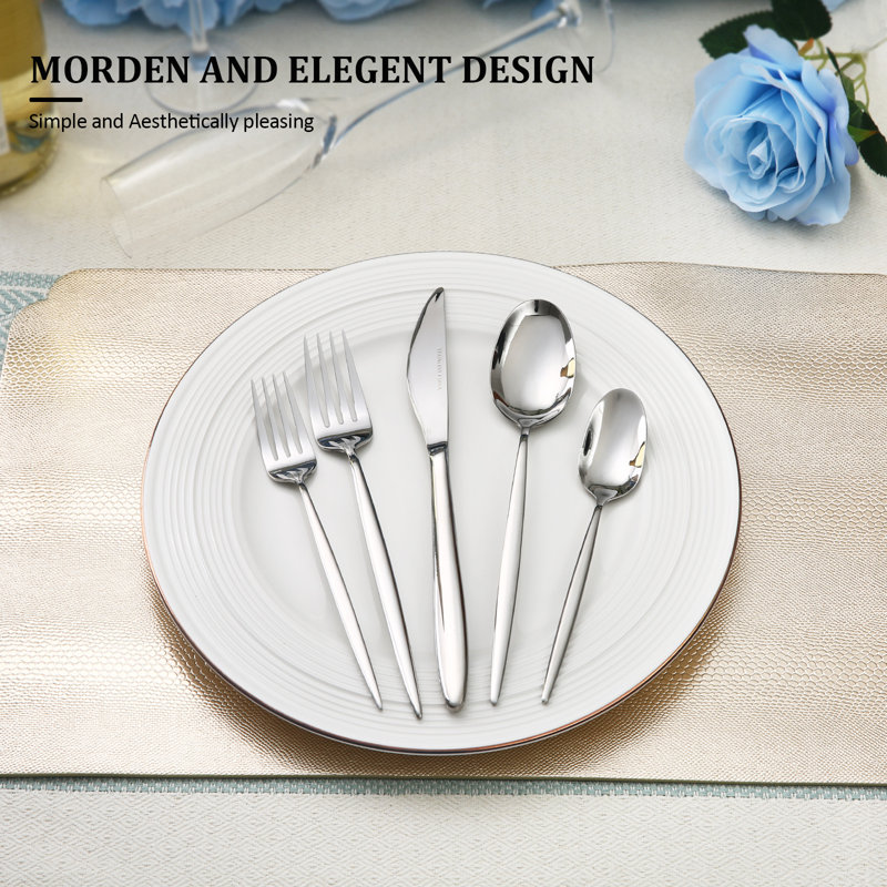 Lorena® Stainless Steel Flatware Set - Service for 4